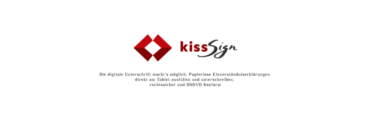 KissSign  Papierlose Einverständniserklärungen - kissSign digitale Unterschriften