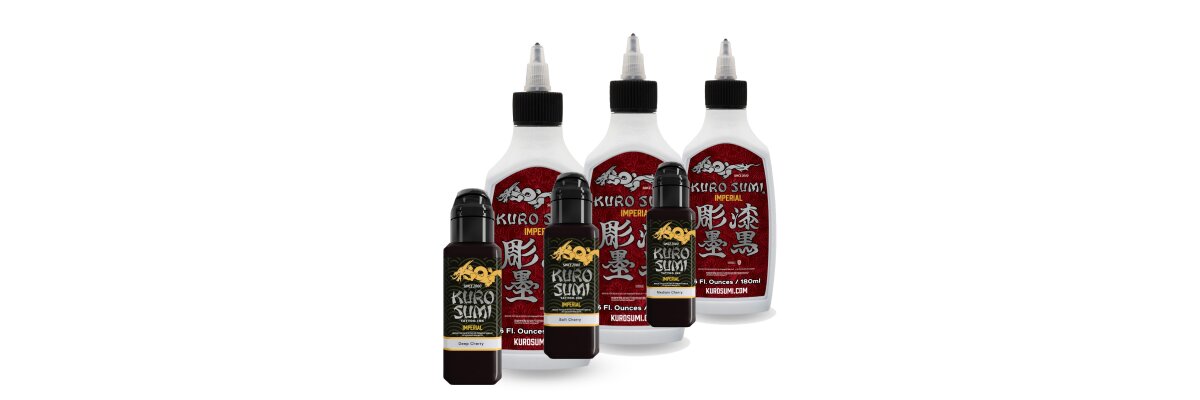 Give tattoos a fresh touch - permanently - Kuro Sumi Imperial Complete Cherry Set
