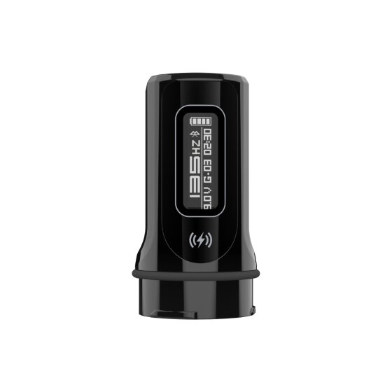 FK Irons Powerbolt 2 in black wireless and Bluetooth-enabled for FK Irons tattoo machines