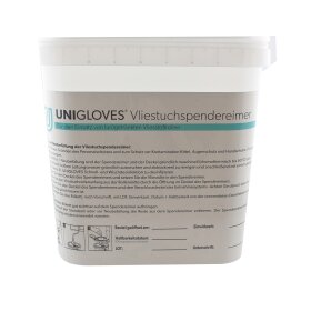 Unigloves - non woven cloth dispenser bucket (square) 5l