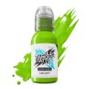 World Famous Tattoo Ink Limitless Lime Zest in 30ml a beautiful bright green, fresh like spring