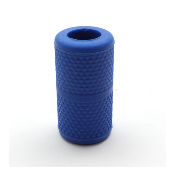 Silicon Grip Cover 3/4" knurled Blue
