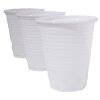 100 Plastic cups - White (6 oz)