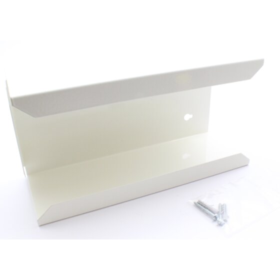 Glove box holder metal - white