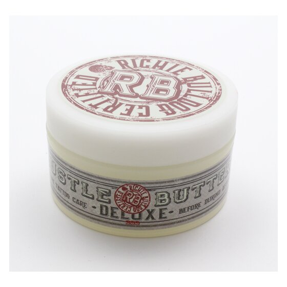 Hustle Butter Deluxe 5oz rated tattoo aftercare product among artists and customers 1200x1200 jpeg