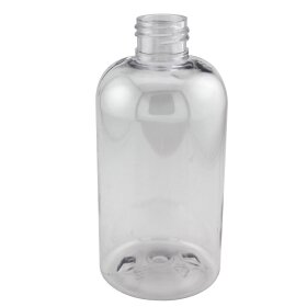 Transparent, clear empty bottles 8oz without cap...