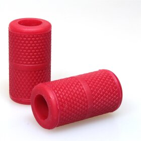 Silicon Grip Cover 3/4"  knurled Red