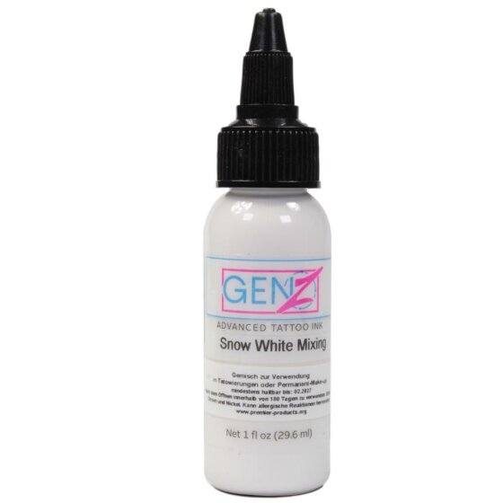Bottle of Tattoo Color Intenze Snow White Mixing 1oz - buy at Tattoo Goods1200x1200 jpeg