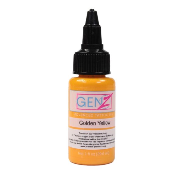 Bottle of Tattoo Color Intenze Golden Yellow 1oz - buy at Tattoo Goods1200x1200 jpeg